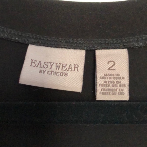 Easywear by Chico’s black tank top - Picture 2 of 2